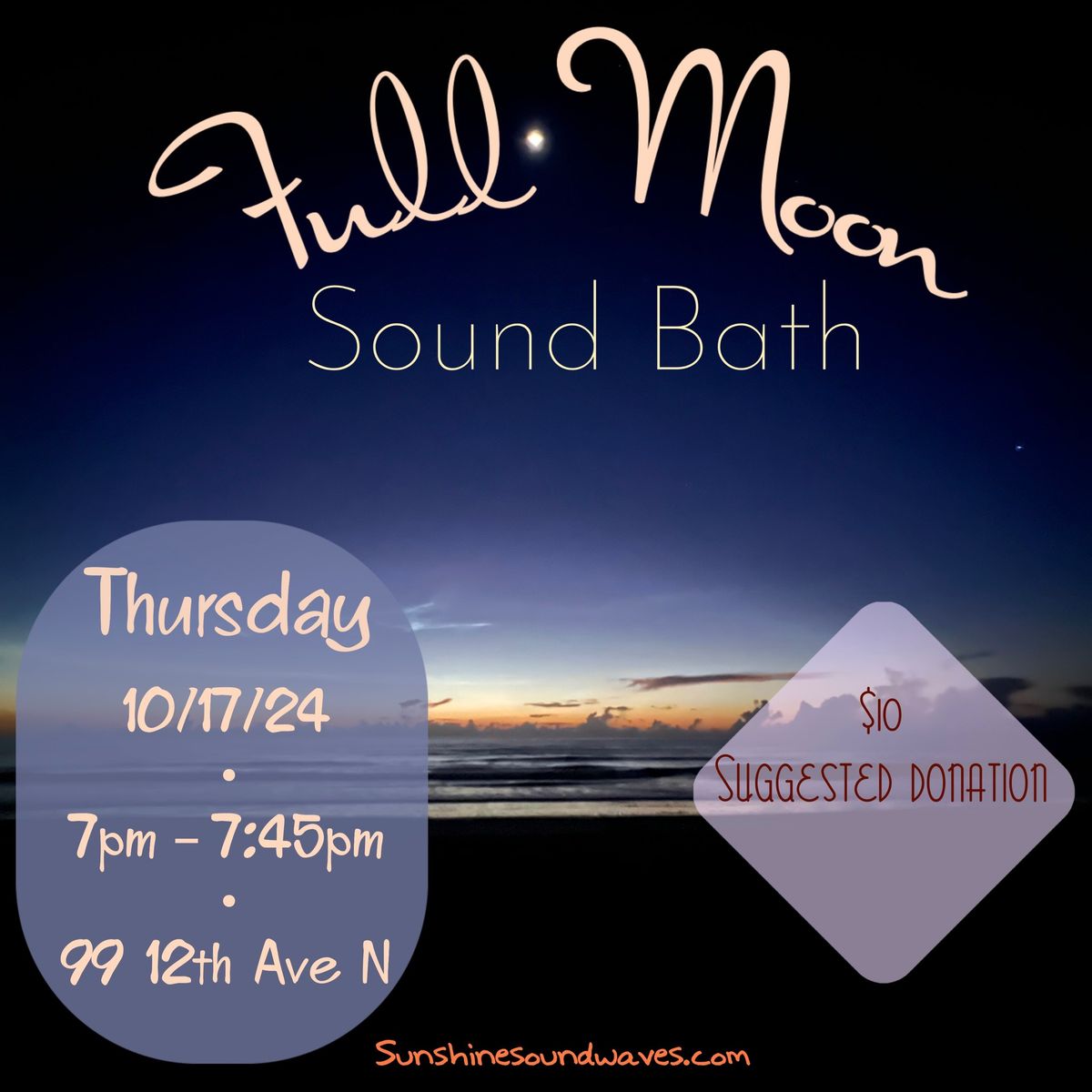 Full Moon Sound Bath