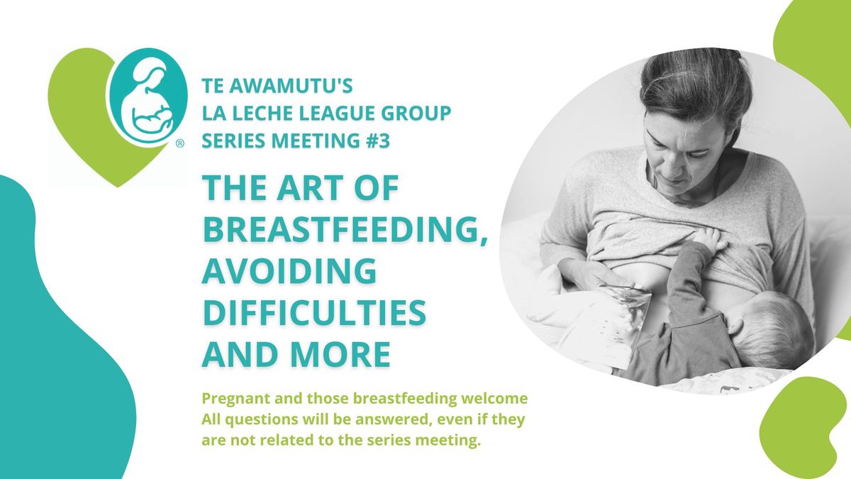 In person support meeting - The Art of Breastfeeding and Avoiding Difficulties