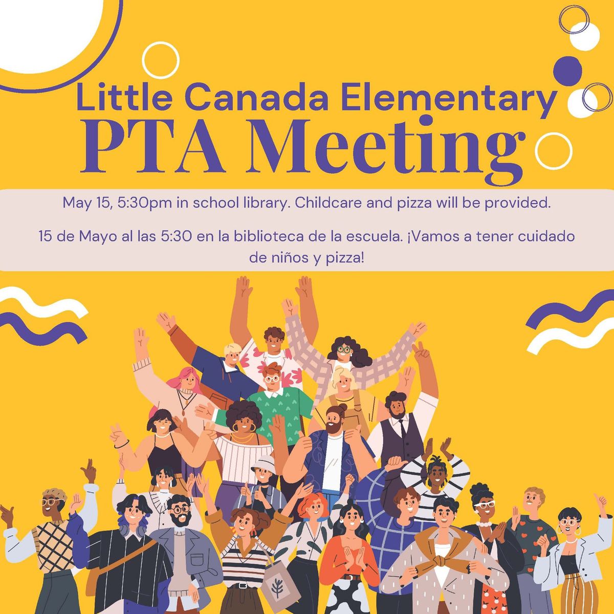 PTA Meeting Little Canada Elementary