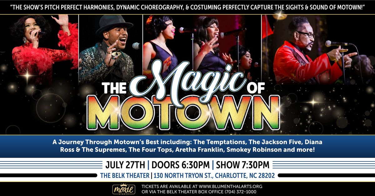 The Magic of Motown - Charlotte, NC