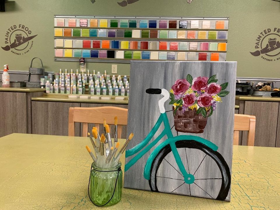 Spring Bike Ride - Canvas!