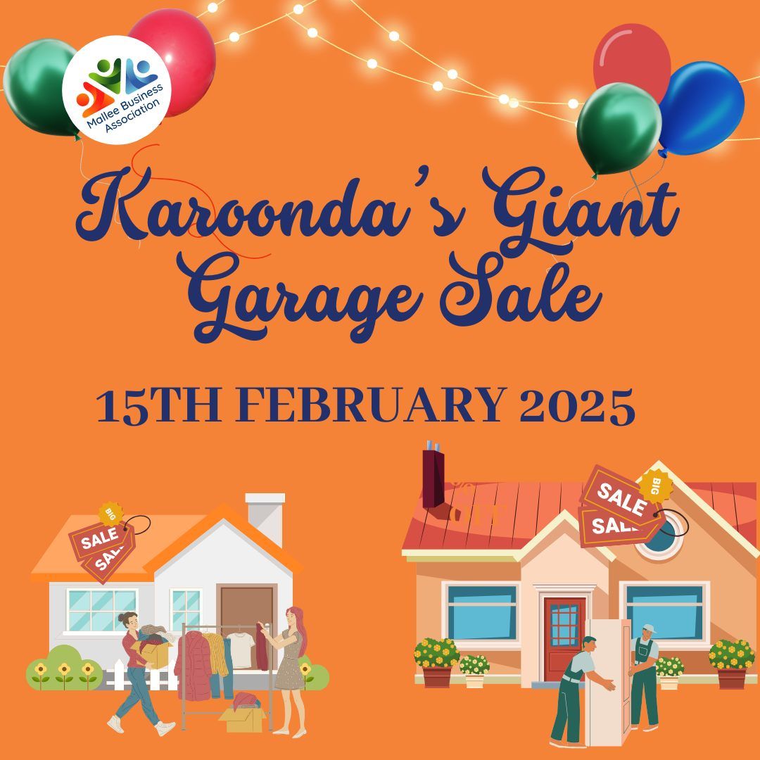 Karoonda's Giant Garage Sale 2025