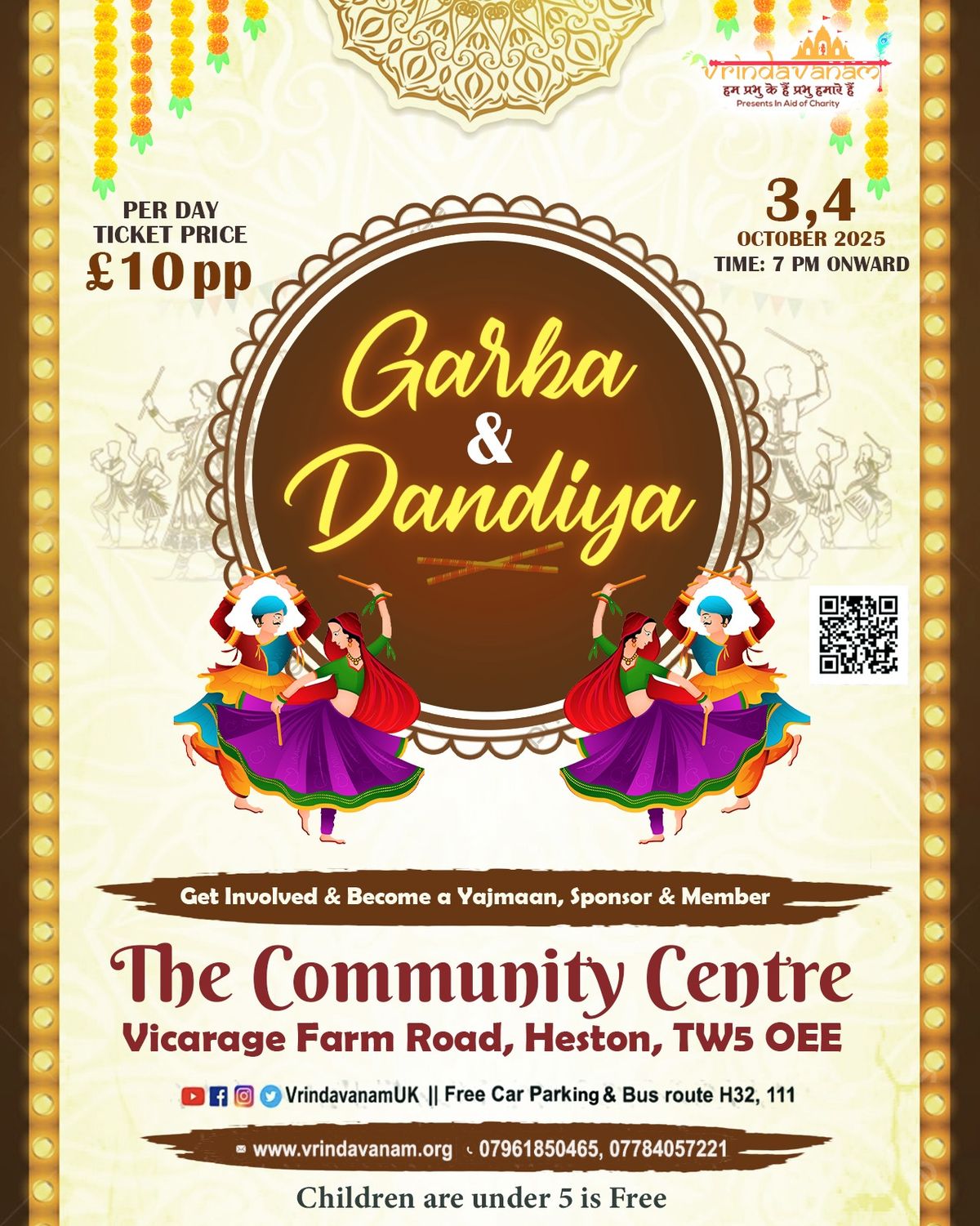 Garba and Dandiya 3rd & 4th Oct 2025