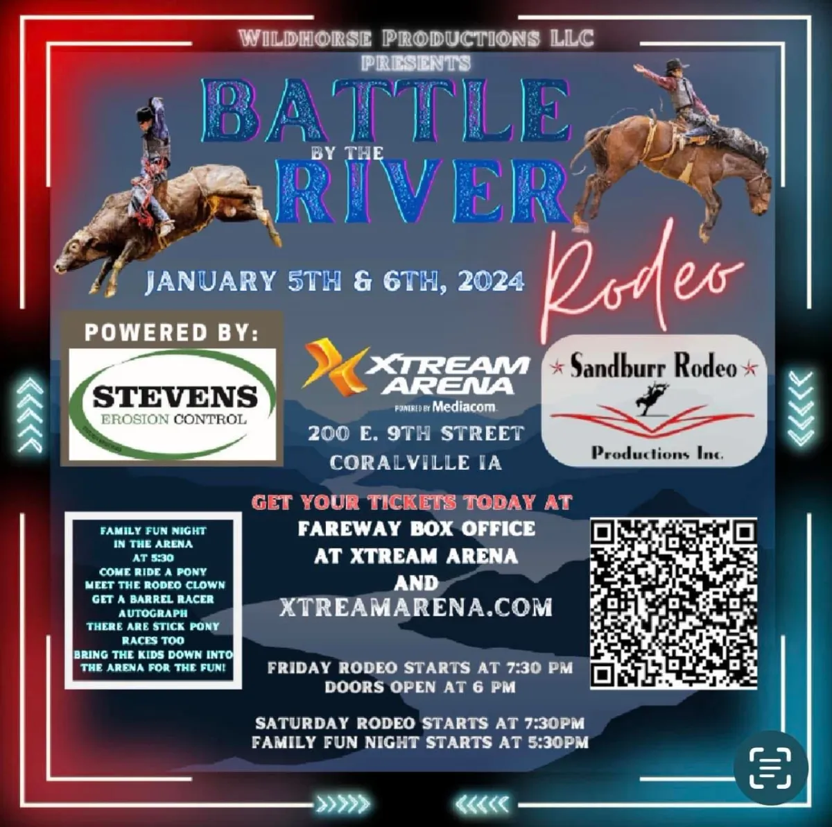 Battle By The River Rodeo at Xtream Arena