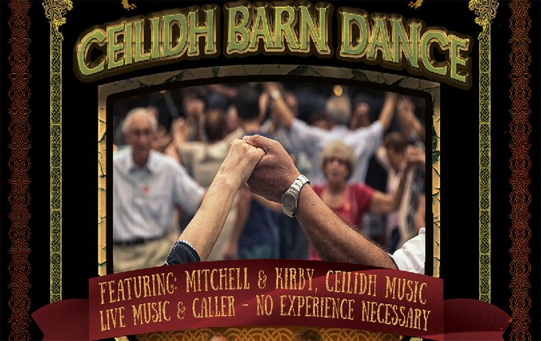 Ceilidh Barn Dance Night with live Music by Mitchell & Kirby