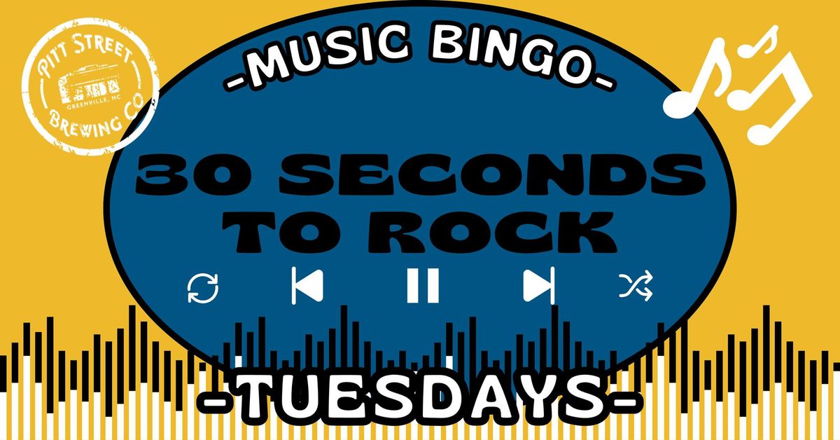 30 Seconds to Rock \/\/ MUSIC BINGO