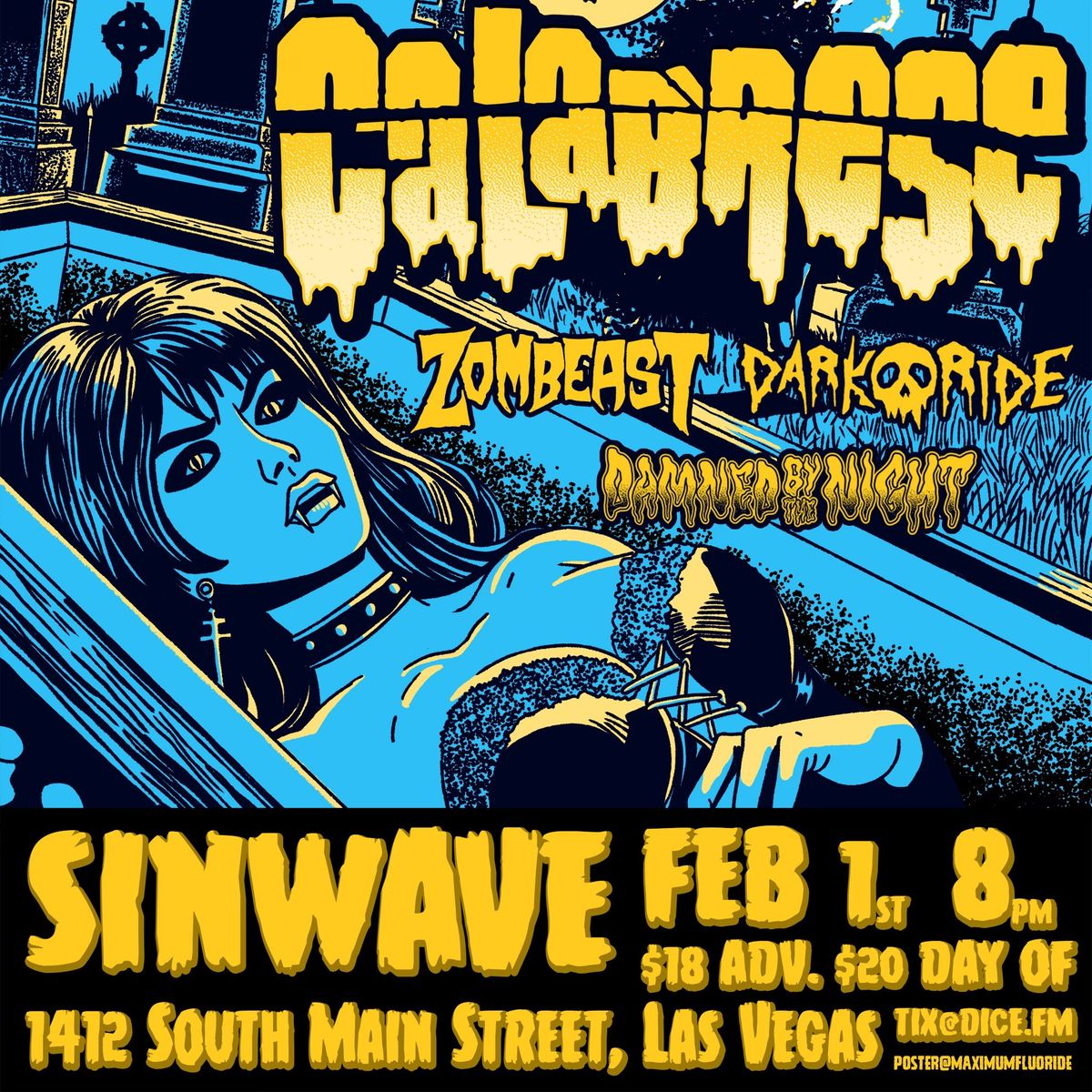 Calabrese, Zombeast, Dark Ride @ Sinwave Las Vegas