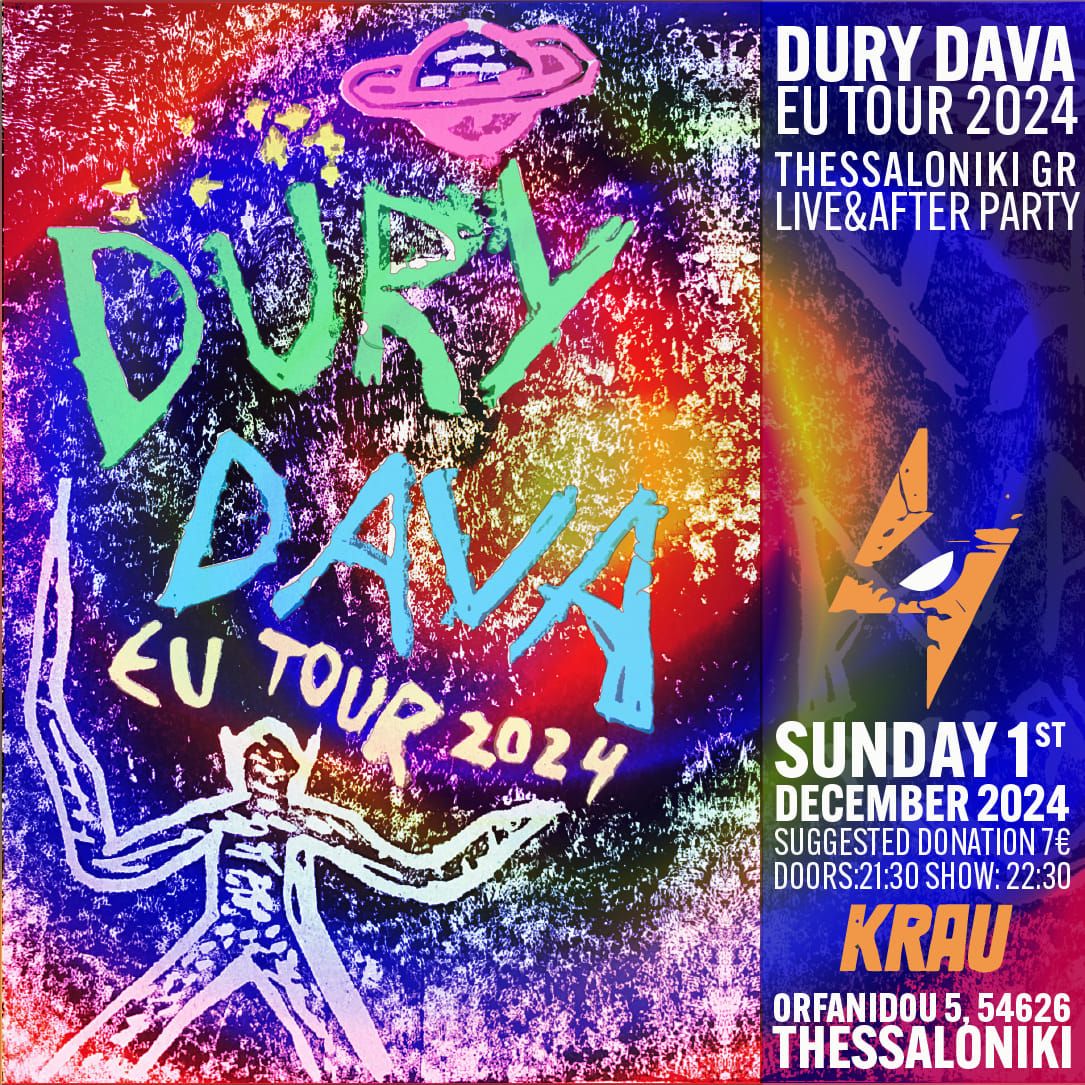 DURY DAVA live \u03c3\u03c4\u03b7 \u0398\u03b5\u03c3\u03c3\u03b1\u03bb\u03bf\u03bd\u03af\u03ba\u03b7 (Krau)