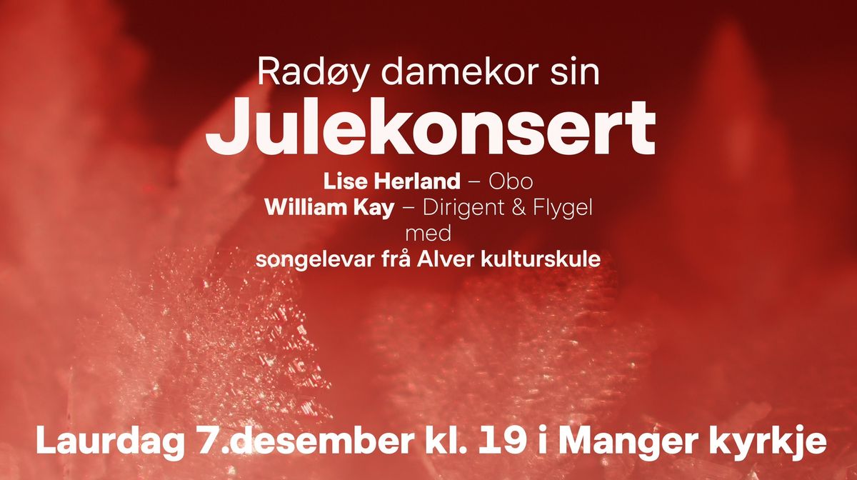 Rad\u00f8y damekor sin julekonsert