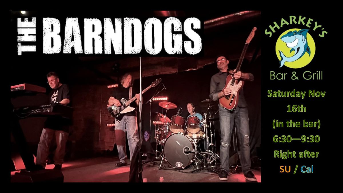 The Barndogs at Sharkey's Sat Nov 16th!