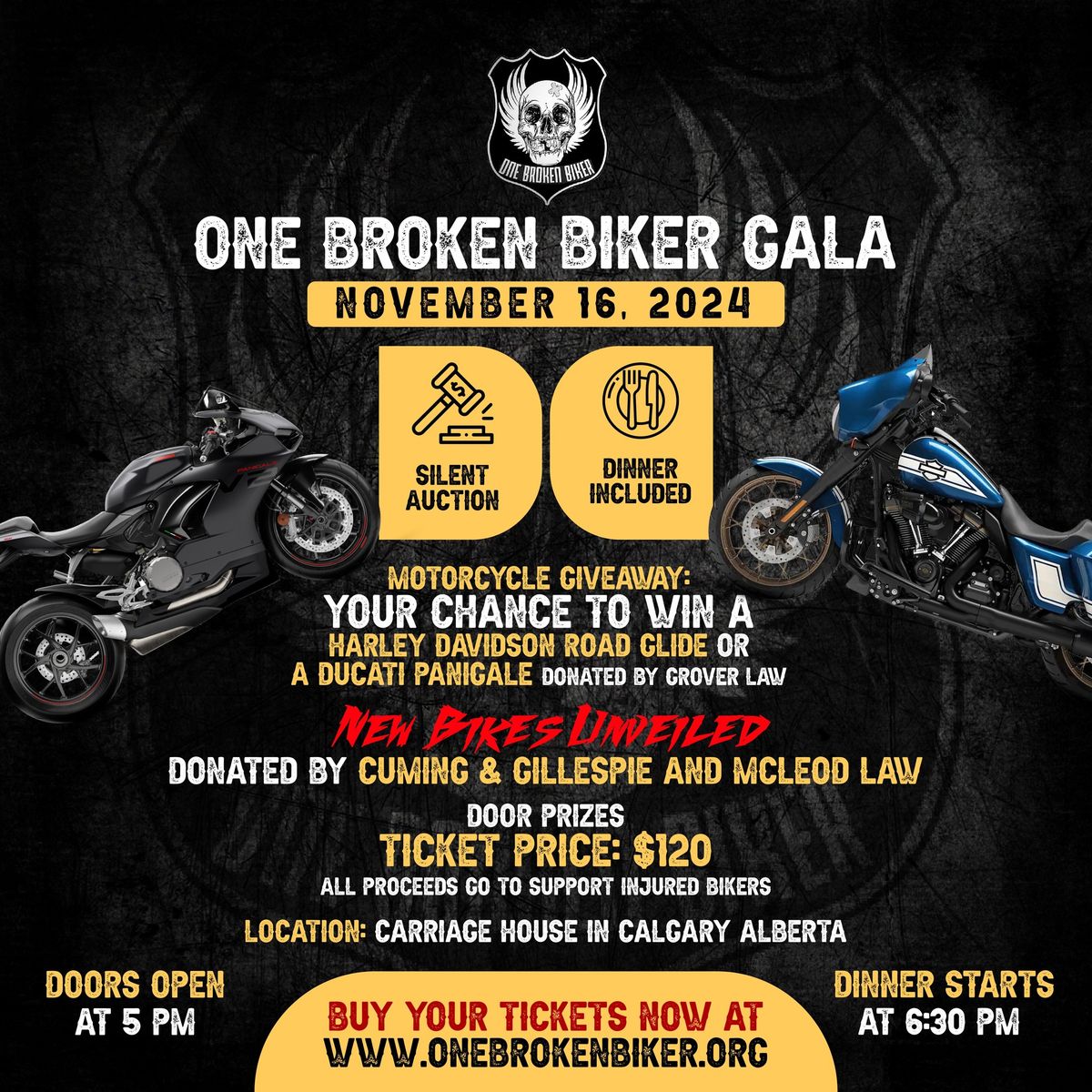 One Broken Biker Gala - Silent Auction