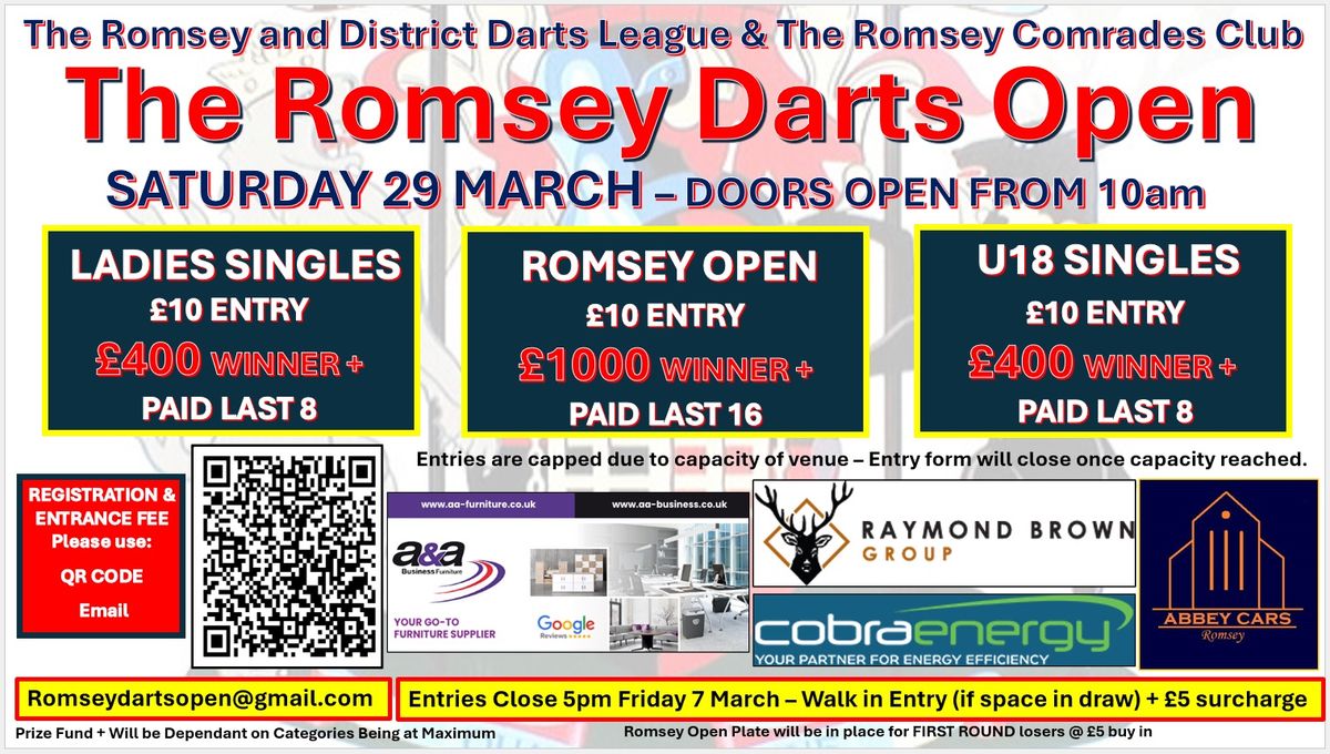 The Romsey Darts Open 