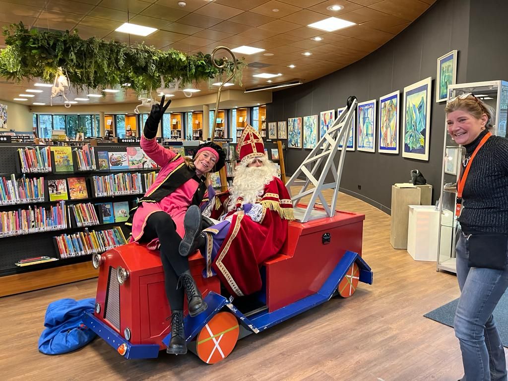 Sinterklaas in Laren op bezoek in het Brinkhuis 27 nov 2024