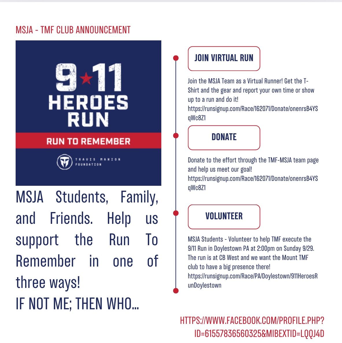 TMF - 9\/11 Heroes Run (Run, Donate, or Volunteer)