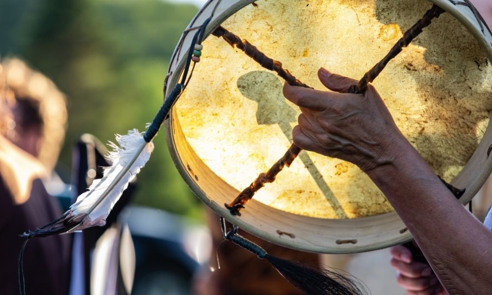 Drumceremonie -Herfstequinox- Het veld van Niet-Weten