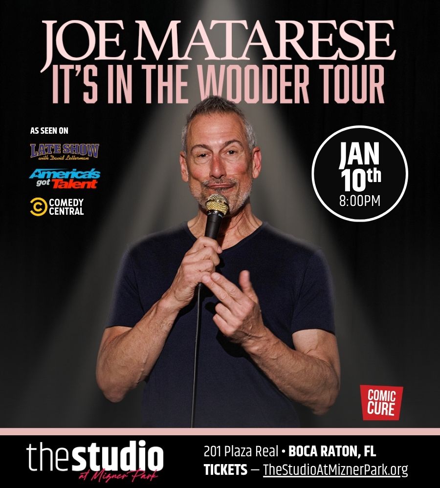 Joe Matarese: It's In The Wooder at The Studio at Mizner Park