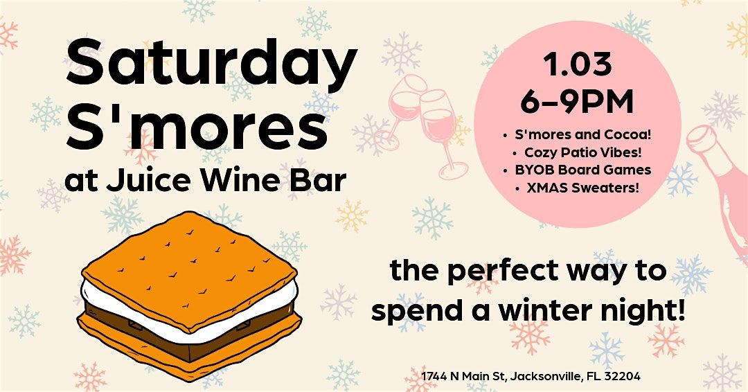 Saturday S'mores and Board Game Night: JANUARY!