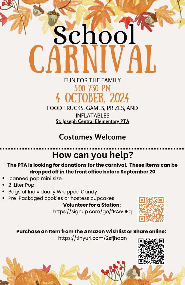 SJC Fall Carnival \ud83c\udfaa