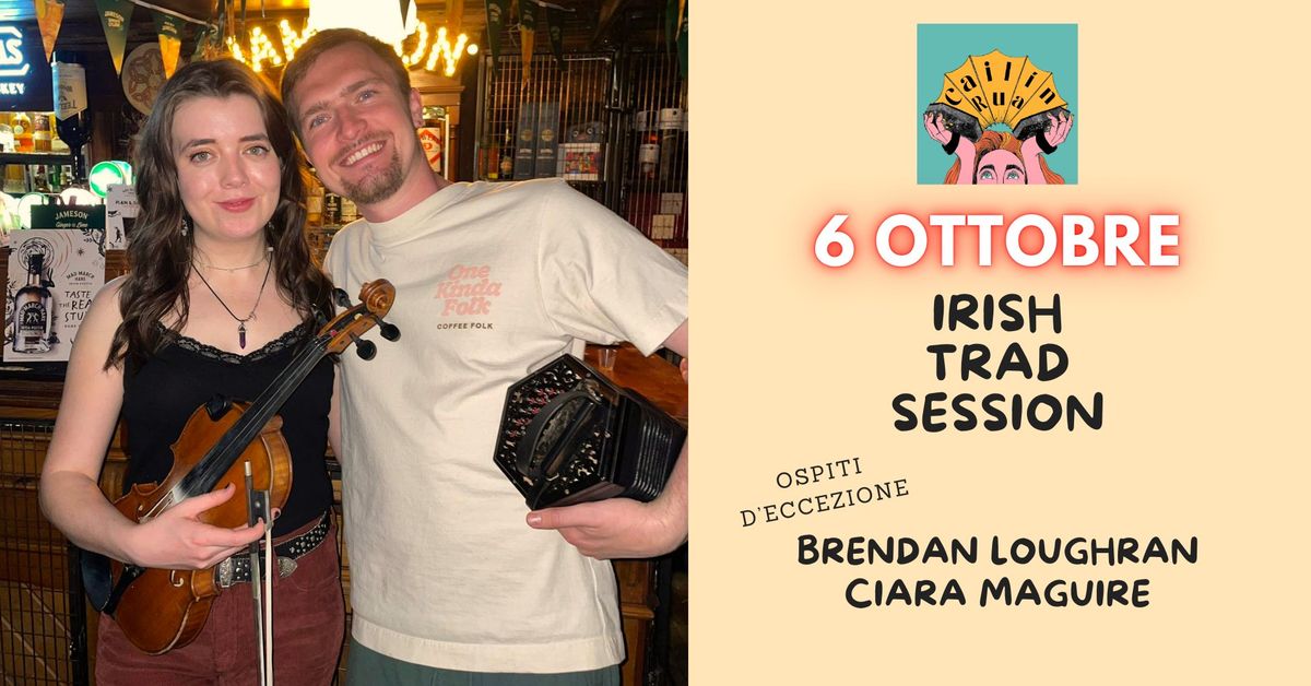 Session di Musica Tradizionale \u2618 Ciara Maguire e Brendan Loughran