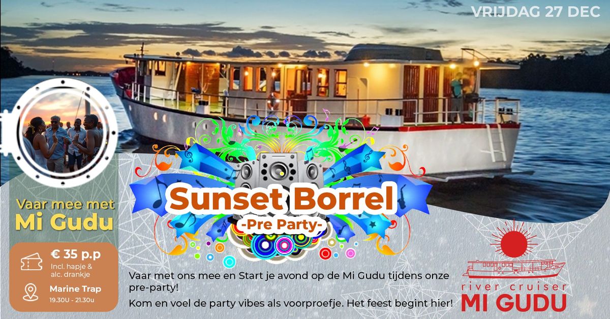 \ud83c\udf05 Sunset Borrel: Pre-Party Edition!\ud83c\udf89