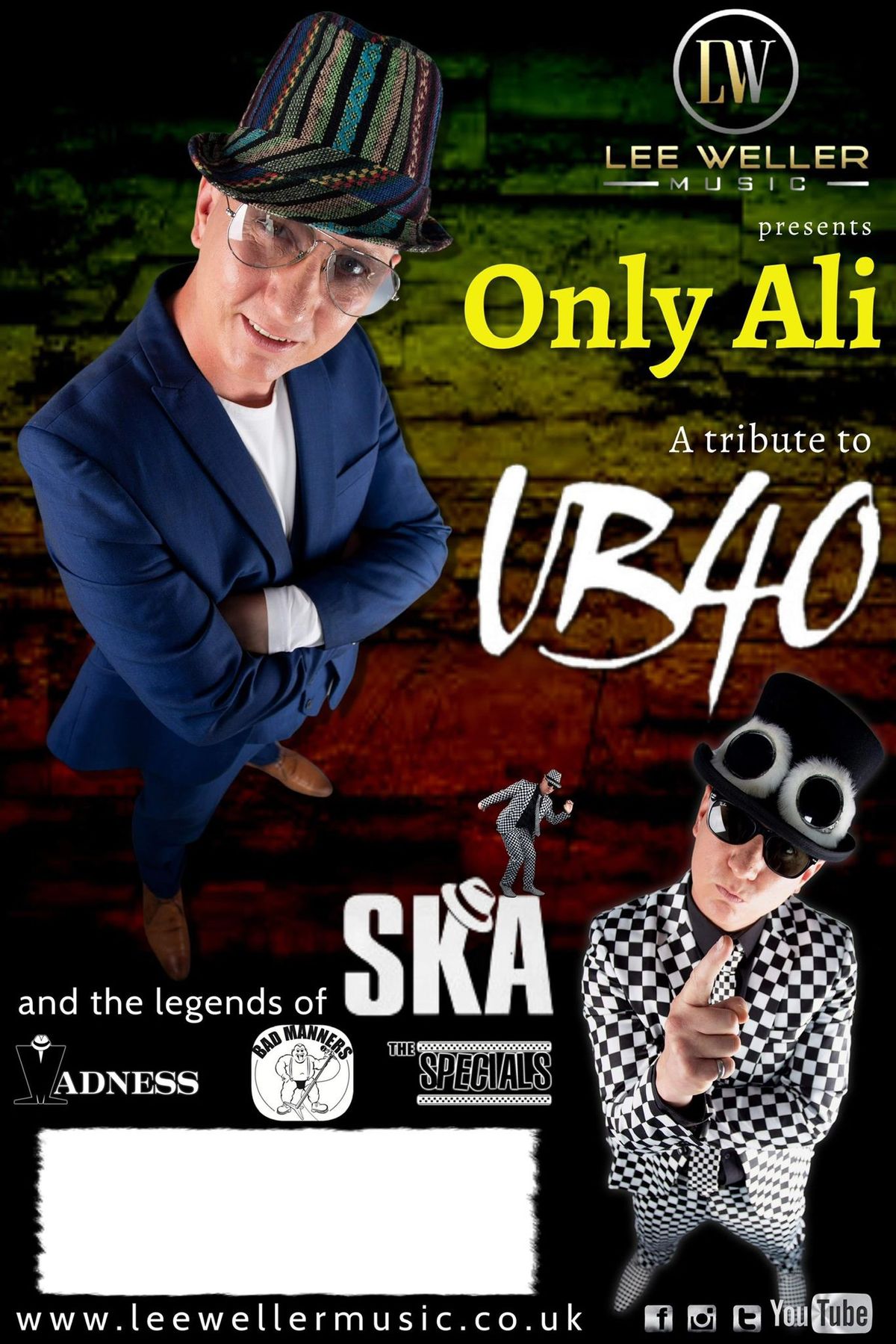 UB40 Tribute and Ska Act