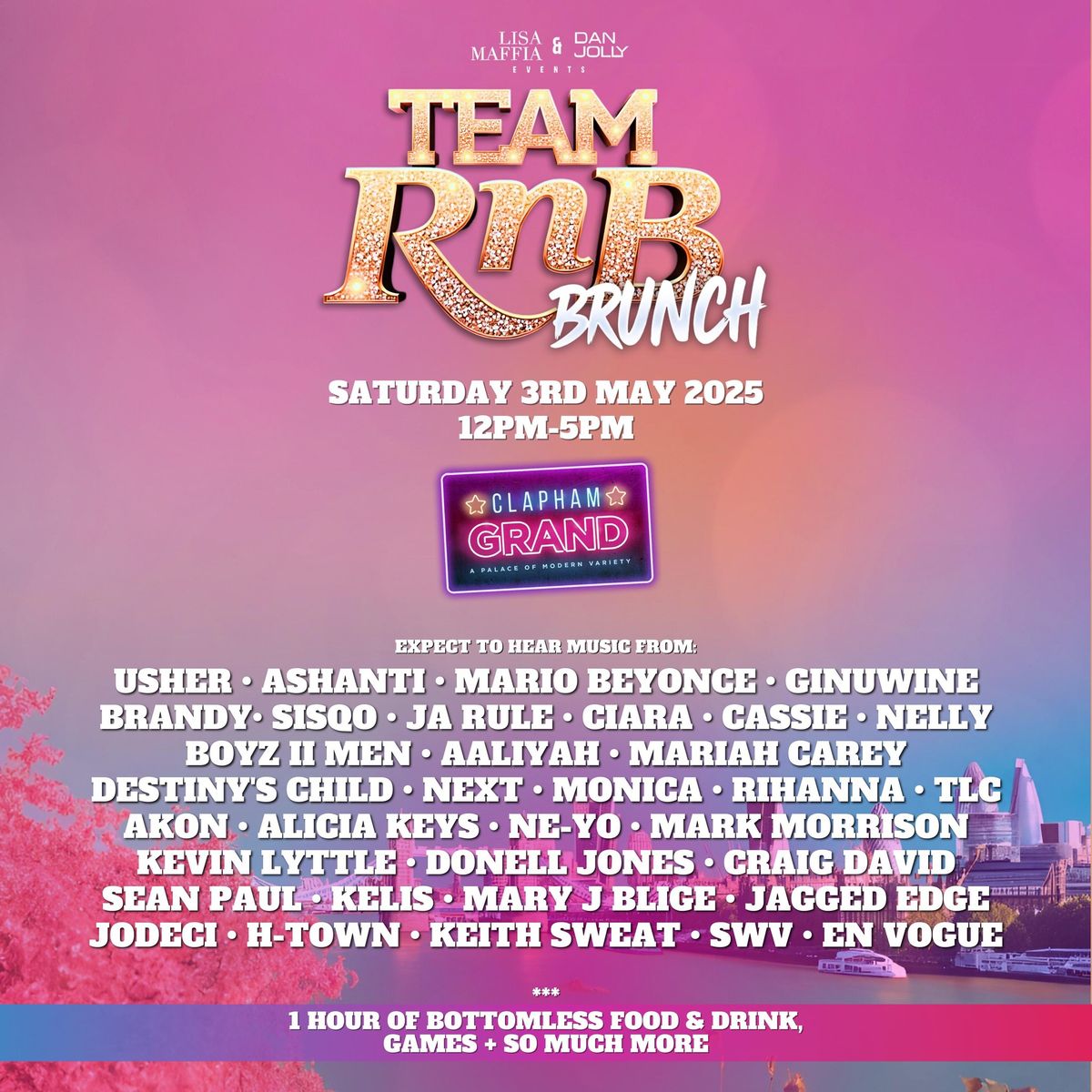 Team RnB BRUNCH at Clapham Grand