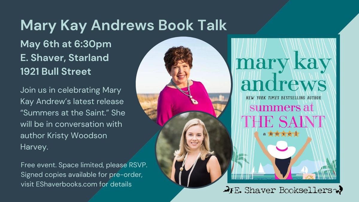 Book Talk with Mary Kay Andrews