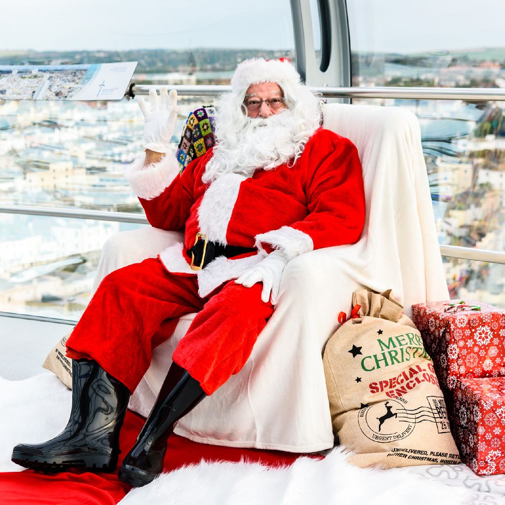 Santa in the Sky at Brighton i360