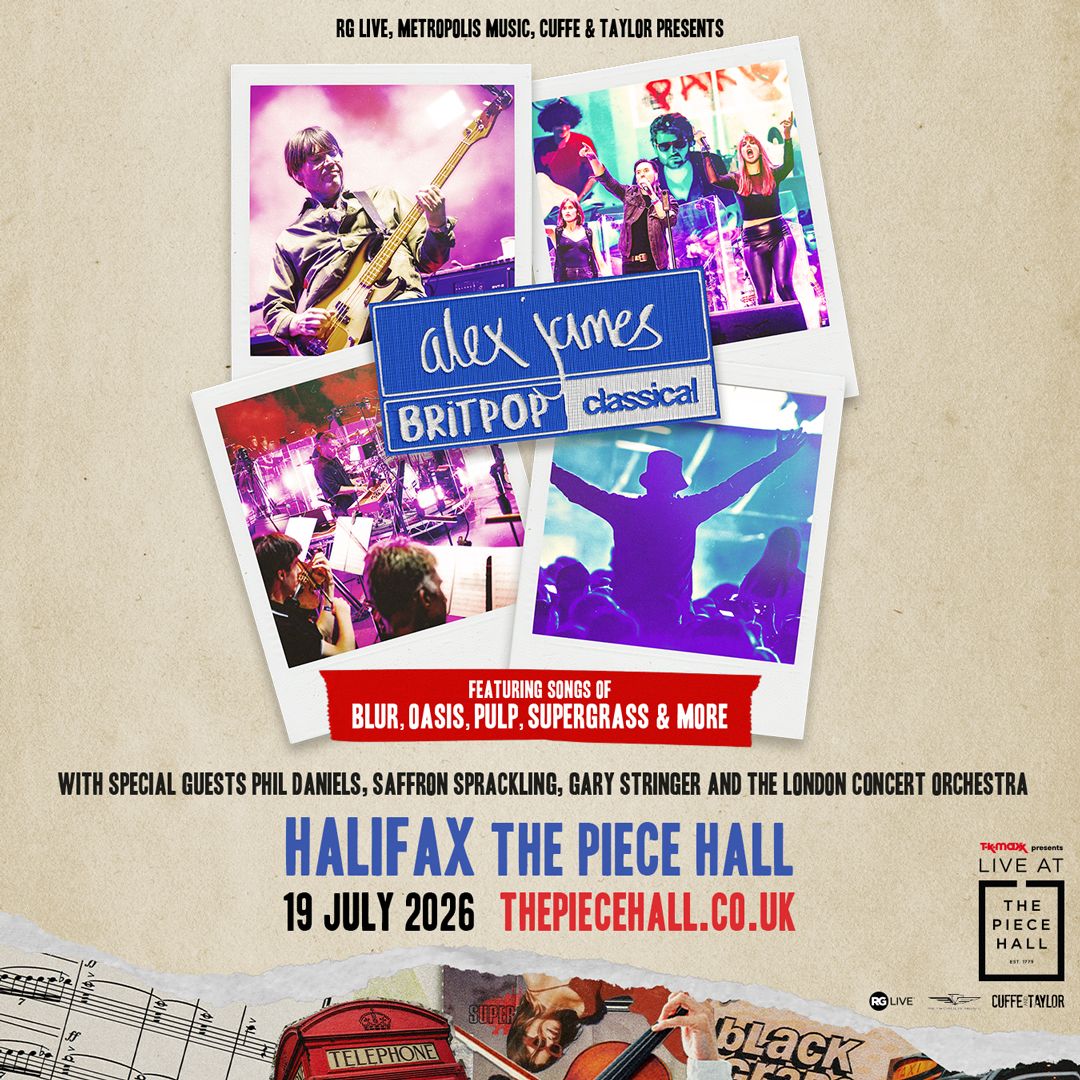 Alex James' Britpop Classical Halifax Tickets