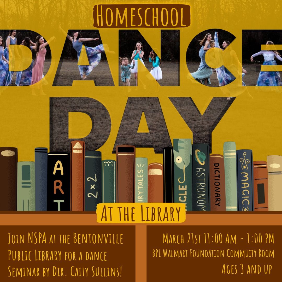 Homeschool Dance Day by NSPA, hosted at Bentonville Public Library 