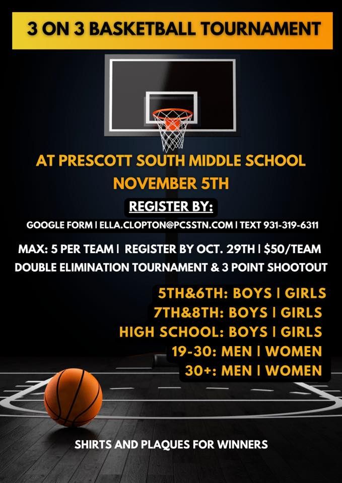 3 on 3 Basketball Tournament