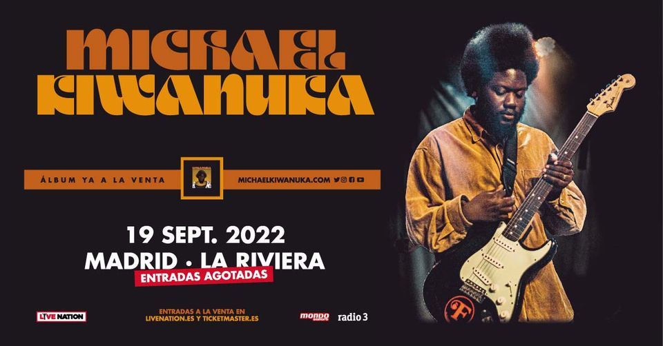 Michael Kiwanuka en Madrid (evento oficial)