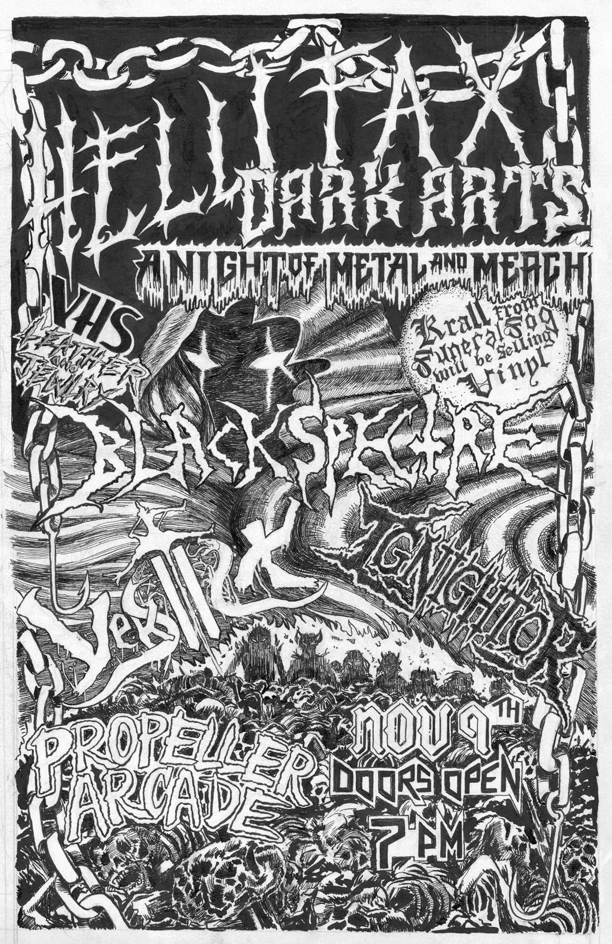 Hellifax Dark Arts - A Night Of Metal&Merch