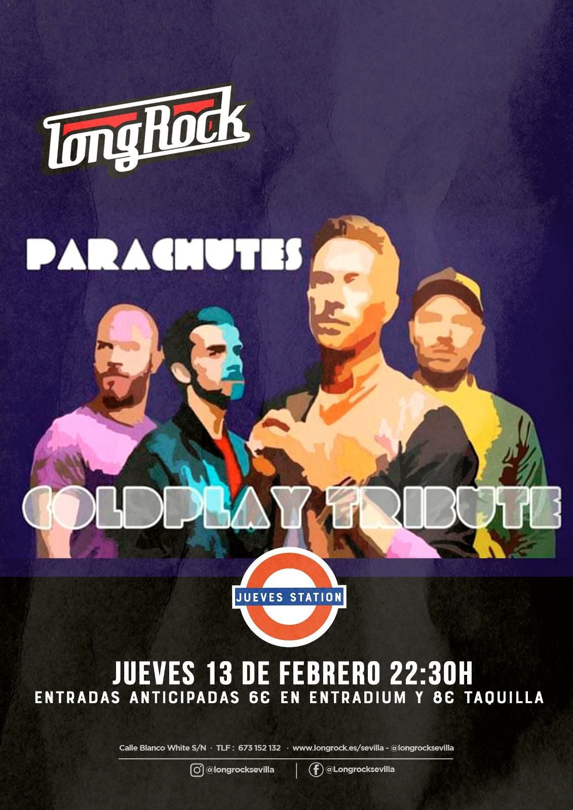 Tributo Coldplay. Parachutes en Sevilla 