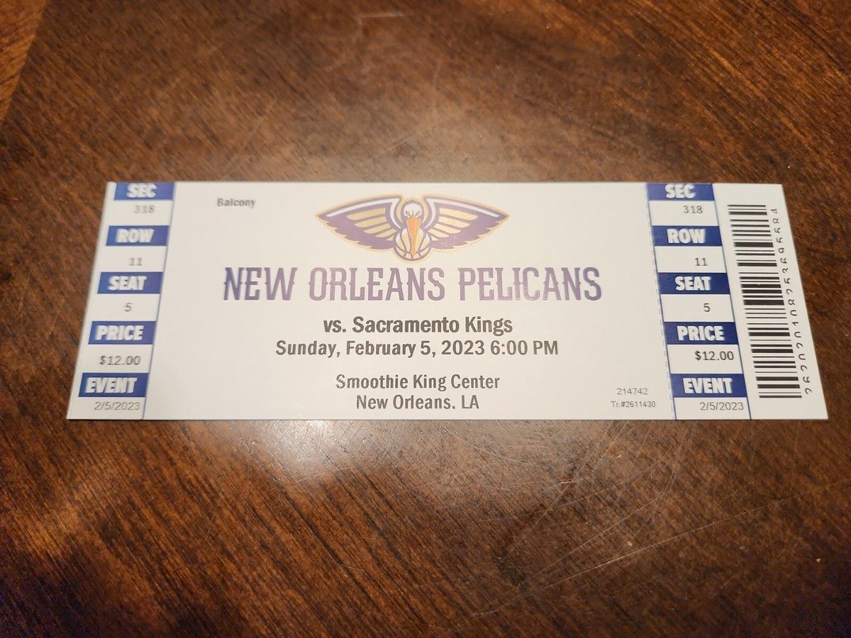 New Orleans Pelicans at Sacramento Kings at Golden 1 Center