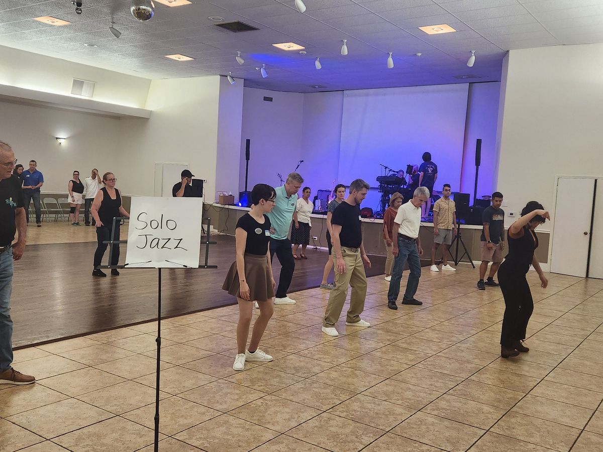 March swing dance lessons and DJ social dance 