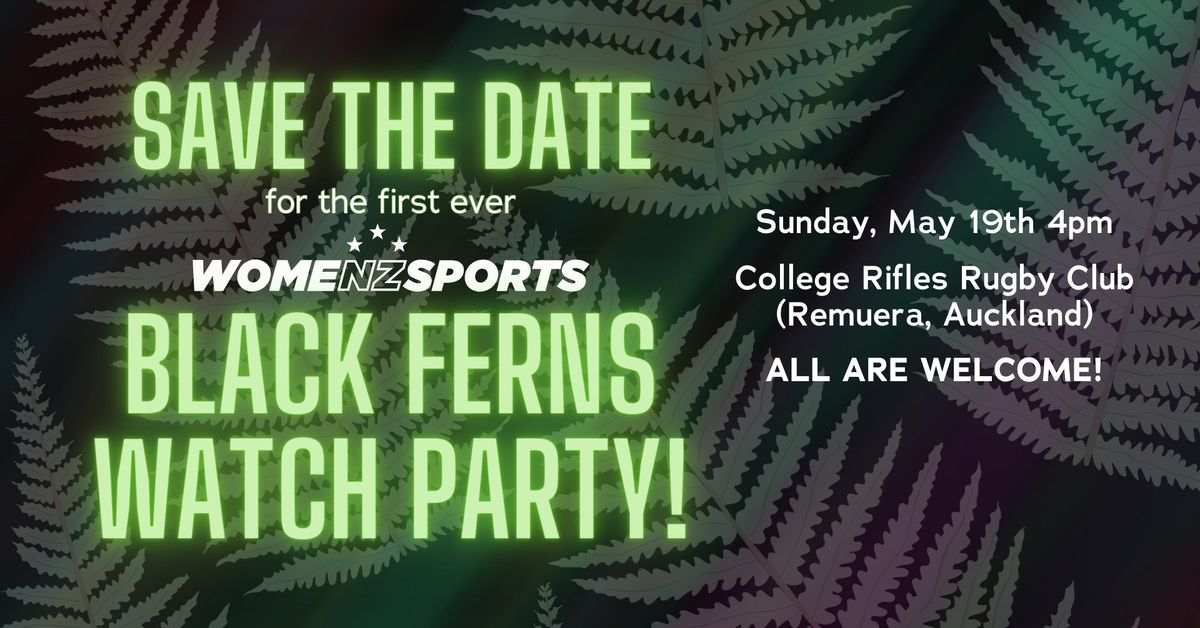 Black Ferns Watch Party