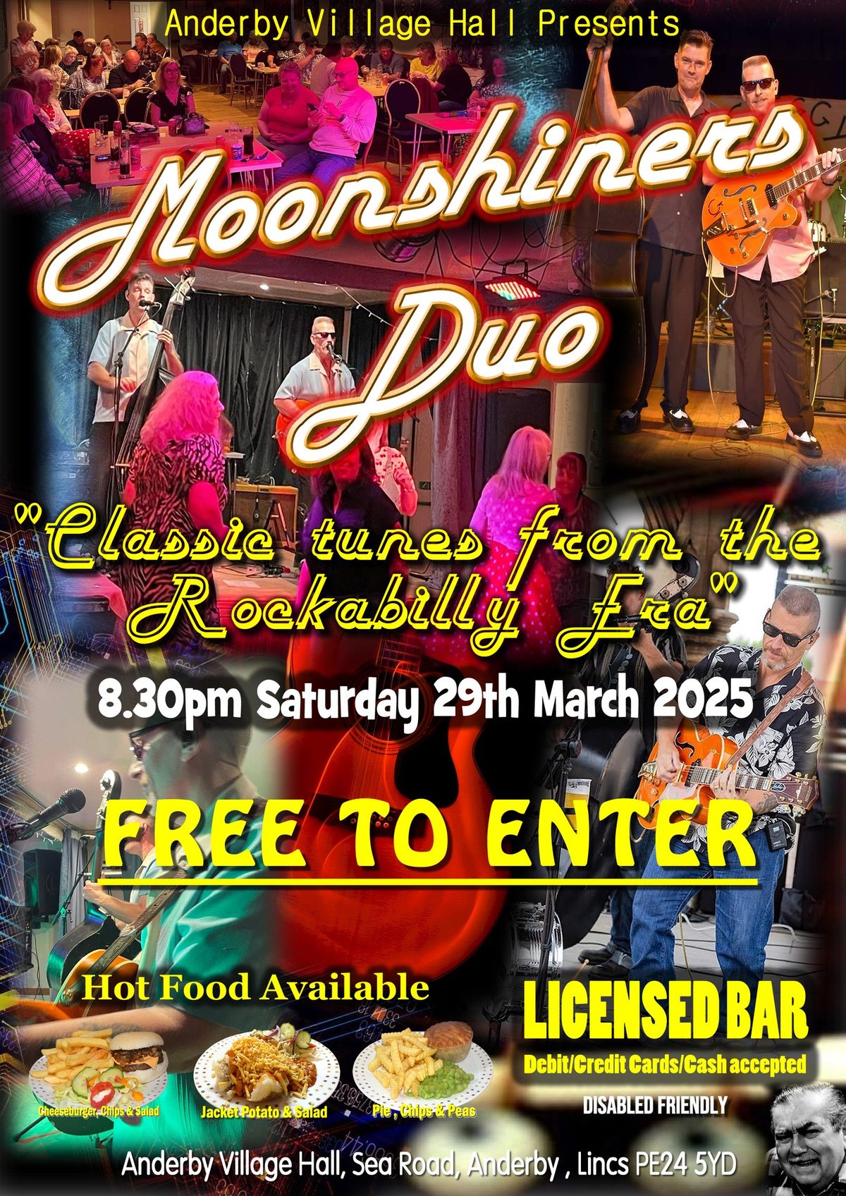 The Moonshiners Duo Return to Anderby Village Hall