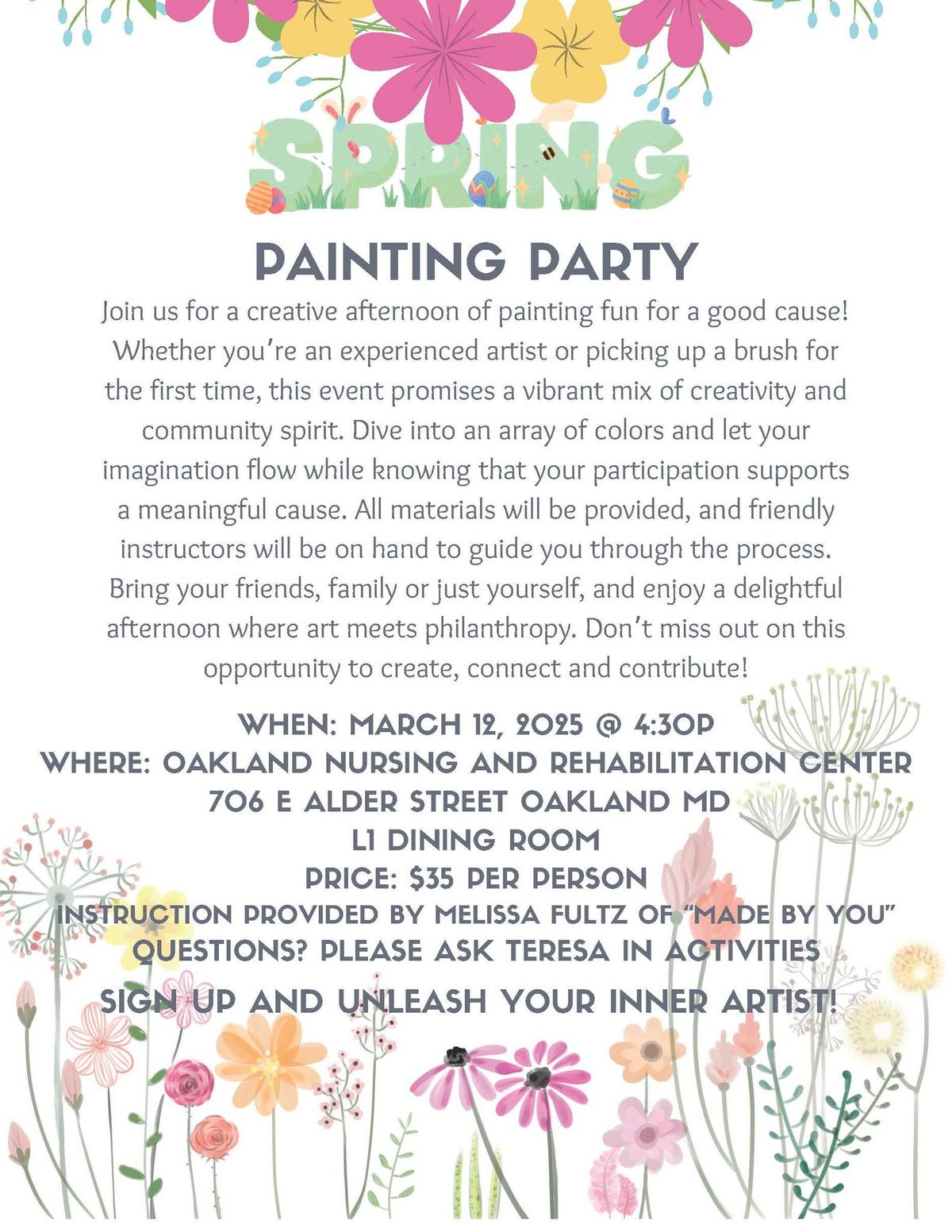 Spring Painting Party