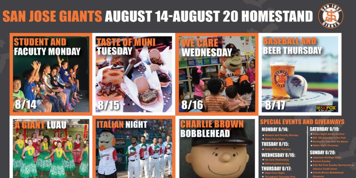 Parking San Jose Giants at Visalia Rawhide