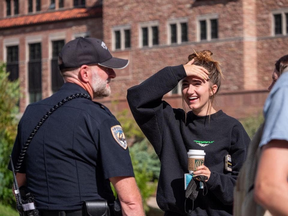 Coffee with a Cop - Finals Edition, CU Events Center, Boulder, 10 May 2023