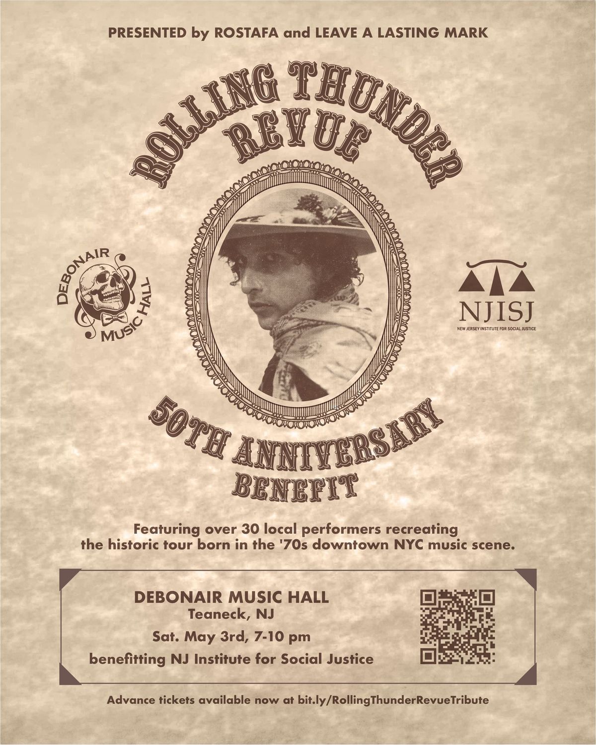 Bob Dylan's Rolling Thunder Revue 50th Anniversary: Debonair Music Hall