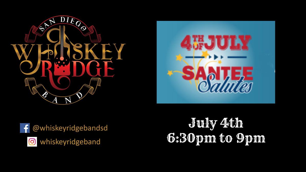 Whiskey Ridge at Santee Salutes