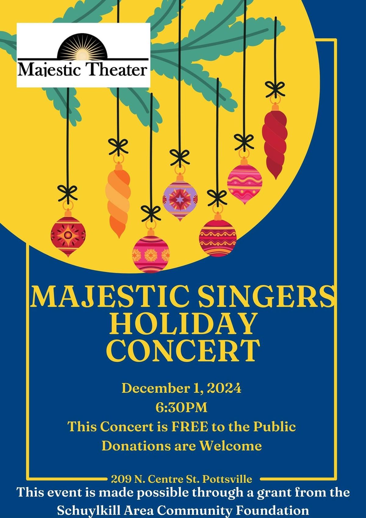 Majestic Singers Holiday Concert