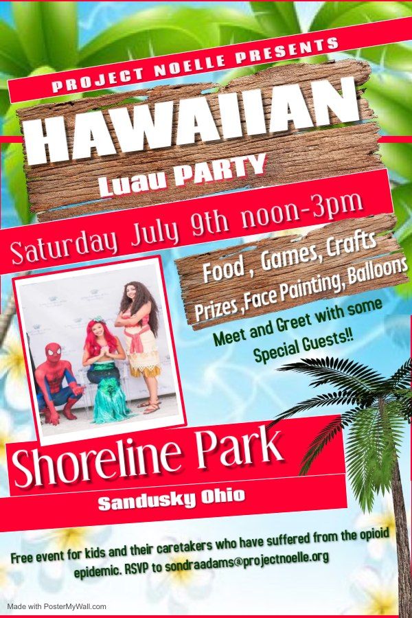Hawaiian Luau 2022, Sandusky Shoreline Park, 9 July 2022