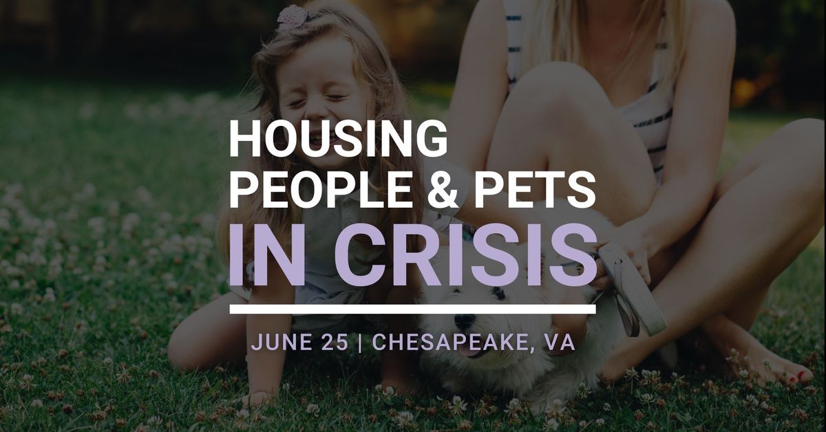 Housing People and Pets in Crisis Workshop