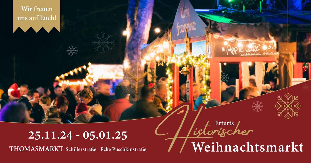 Historischer Weihnachtsmarkt an der Thomaskirche