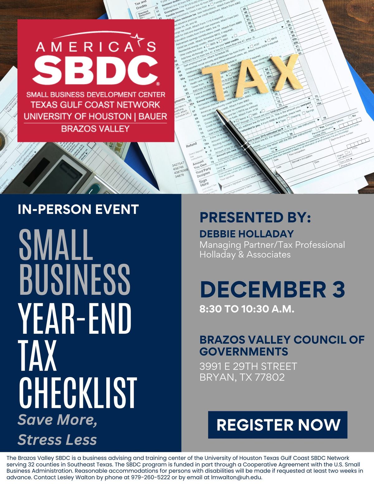 Small Business Year-End Tax Checklist: Save More, Stress Less