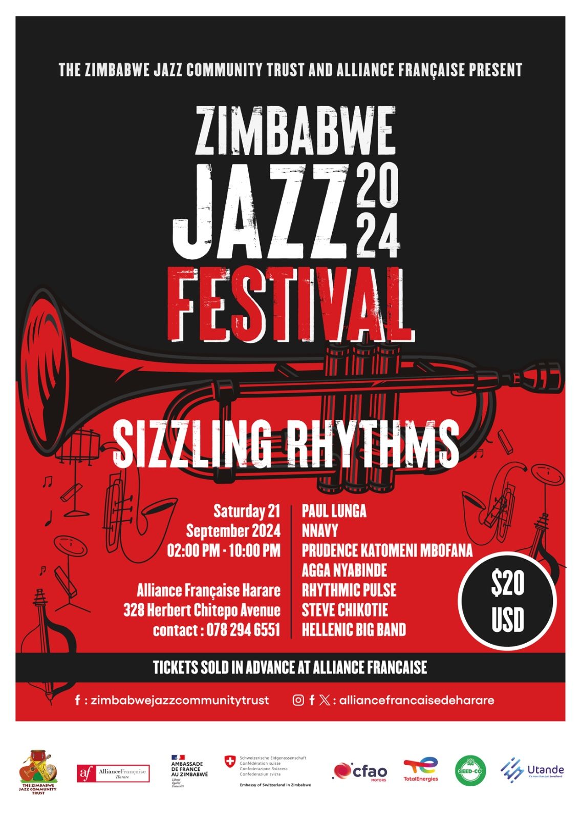 The Zimbabwe Jazz Festival 2024 - Sizzling Rhythms 