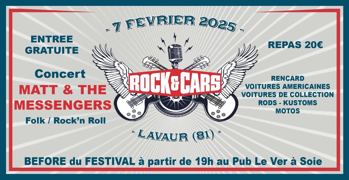 2\u00e8me BEFORE du festival ROCK\u2019&\u2019CARS 2025 avec le groupe MATT & THE MESSENGERS